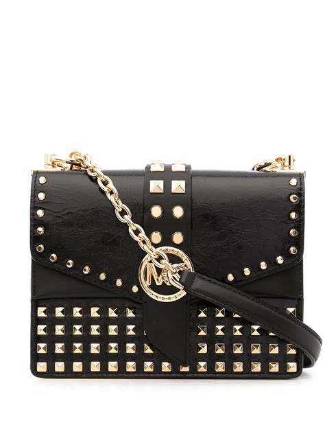 michael kors small studded bag|michael kors studded crossbody bag.